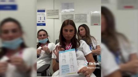 Captura del vídeo publicado en TikTok