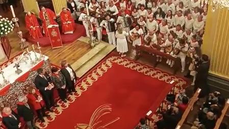 Vídeo con la 'Jota a San Fermín' de Joaquín Madurga en la misa del 3 de marzo