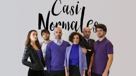 Desde la izq.: Nerea Roldán, Eneko Asiain, Sergio Guerrero, Marijose Rández, Alejandro Aranda y Jaime Bayo