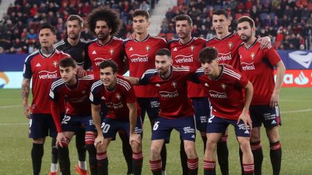 Once de Osasuna frente al Celta