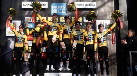 El Jumbo-Visma se ha adjudicado la contrarreloj por equipos de la París-Niza
