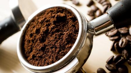 Imagen de archivo de café molido