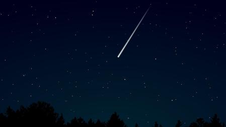 Imagen de archivo de un meteorito