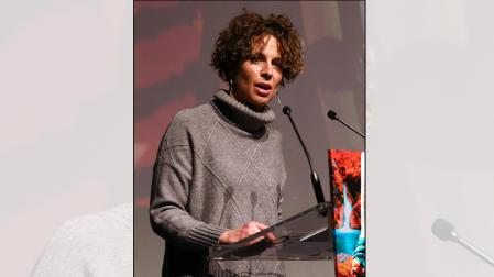 Lucía Echegoyen Ojer es alcaldesa del Ayuntamiento de Sangüesa.
