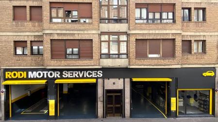 El nuevo taller de Rodi Motor Services en la calle Navarro Villoslada número 13