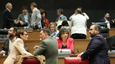 Imagen del Parlamento de Navarra este jueves