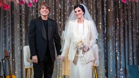 Laura Pausini, junto a su pareja, el guitarrista Paolo Carta