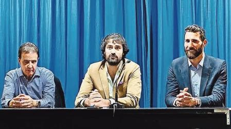 José Ramón de la Morena, Daniel Ramírez y Carlos Cuéllar, el 16 de marzo en Madrid