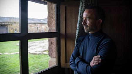 José Imhof, en su casa de Villaescusa del Bardal