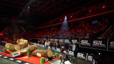 Show del Mundial de X-Trial en el pabellón Navarra Arena con la participación del piloto Toni Bou.
