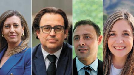 Idoia Zabaleta, Ángel Chocarro, José Miguel Ancín y Ana Yerro