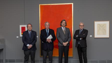 Acto de presentación de la exposición 'Método geométrico" de Pablo Pazuelo