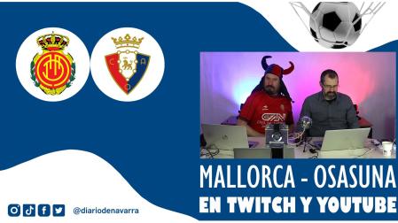 Mallorca - Osasuna, en Twitch y YouTube