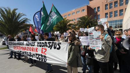 Concentración de los trabajadores de Salud este martes