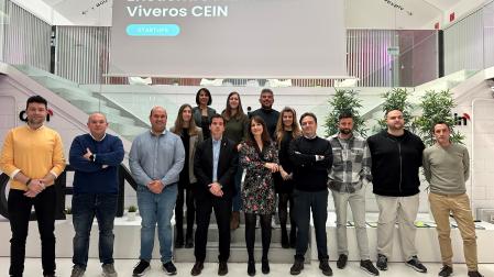 Imagen de los creadores de las startups que forman parte del vivero de la CEIN