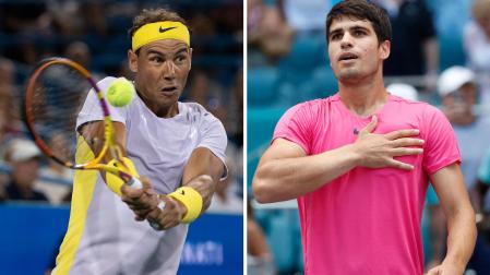 Rafael Nadal y Carlos Alcaraz