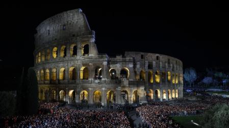 Vía Crucis, este Viernes Santo, en el Coliseo de Roma