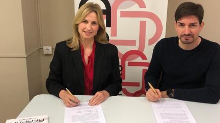 Firma del acuerdo con Afapna