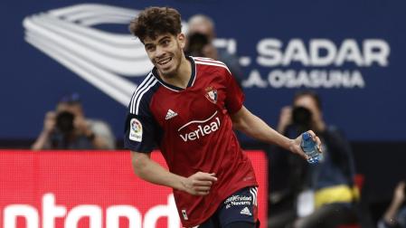 Abde, protagonista del partido