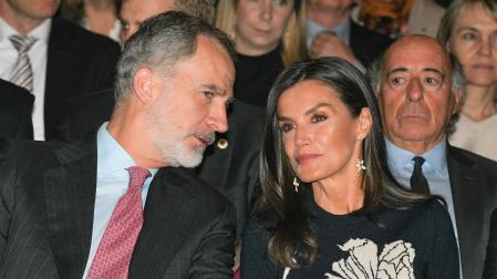 El rey Felipe y la reina Letizia, durante el acto conmemorativo del bicentenario del Ateneo de Madrid

José Oliva / Europa Press

11/04/2023