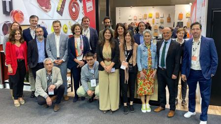 La consejera Gómez, con representantes de las empresas participantes