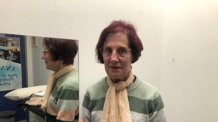 María Jesús Ramos Larrañeta en la Asociación Navarra de Parkinson