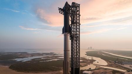 La nave Starship y el cohete Super Heavy, listos para la prueba de vuelo orbital