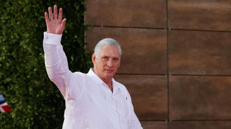 El presidente de Cuba, Miguel Díaz-Canel