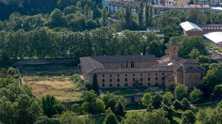 Convento y huertas de Santa Clara, en el paseo de los Llanos de Estella