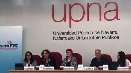 Ponentes del Congreso de Residentes, Jóvenes Médicos de Familia, Tutores y Unidades Docentes, este viernes en Pamplona