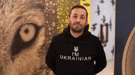 El exlegionario español Juan Lucena, hace un mes en la Universidad de Navarra, donde impartió una charla