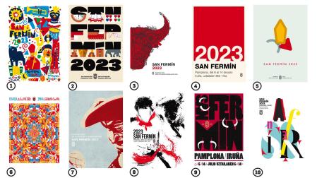 Carteles de San Fermín 2023