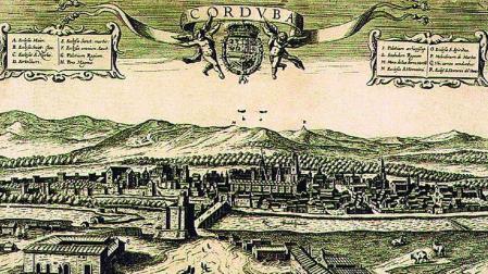 Un grabado anónimo que muestra cómo era Córdoba en el siglo XVI, la ciudad donde vivió un siglo antes el médico Juan Díaz de Torreblanca