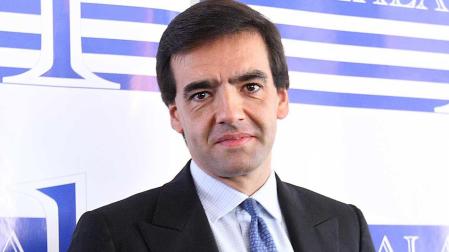 Iñaki Badiola, cuando se presentó como candidato a la presidencia de la Real Sociedad