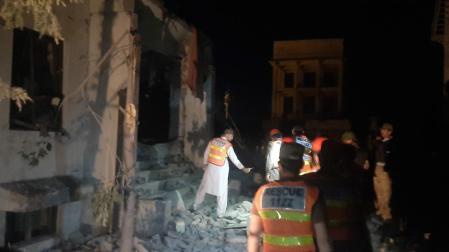 Efectivos de emergencias, en el lugar del suceso