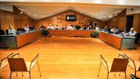 Un momento de una sesión plenaria anterior en Tafalla