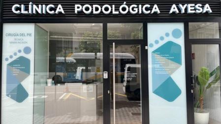 Clínica Podológica Ayesa, en la Avda. San Ignacio de Pamplona