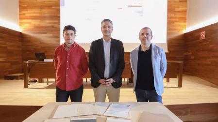 De izda a dcha: Diego Val, Ignacio Apezteguía y Félix Seguro