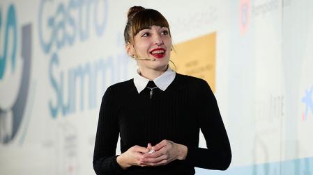 Esther Merino, en una de sus formaciones.
