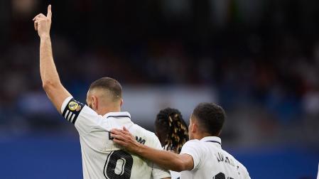 Karim Benzema junto a Lucas Vázquez
Fran Berg / Afp7
29/04/2023 ONLY FOR USE IN SPAIN