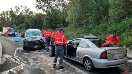 Estado en el que han quedado los coches
