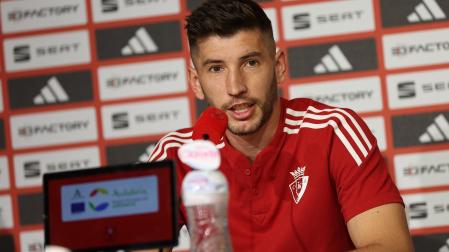 David García, en la rueda de prensa del día de antes de la final de la Copa del Rey