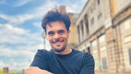 Miguel Tantos, en Alexandra Palace de Londres, muy cerca de donde vive