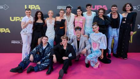 Protagonistas de la serie de televisión 'UPA next', heredera de 'Upa dance, un paso adelante'