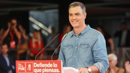 Pedro Sánchez, en Gran Canaria