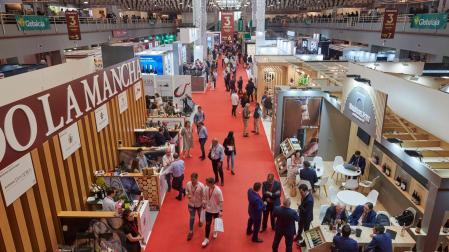 Una edición anterior de la Feria Nacional del Vino, Fenavin