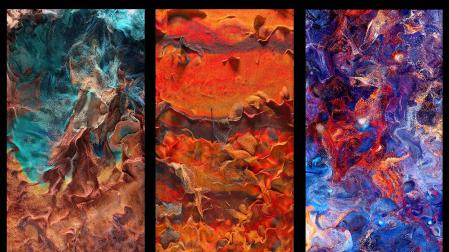 ‘Machine Memoirs. Space Dreams’, uno de los gigantescos ‘óleos’ digitales mutantes del pionero artista multimedia Refik Anadol