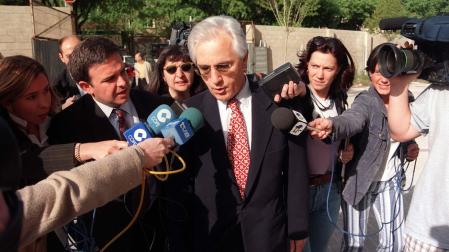 Gabriel Urralburu, a la llegada al juicio