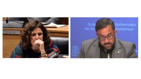 Marta Álvarez (UPN) y Javier Remírez (PSN)
