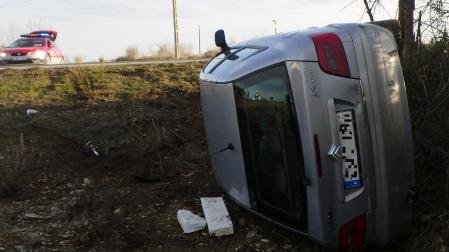 Uno de los accidentes que ha tenido lugar este martes